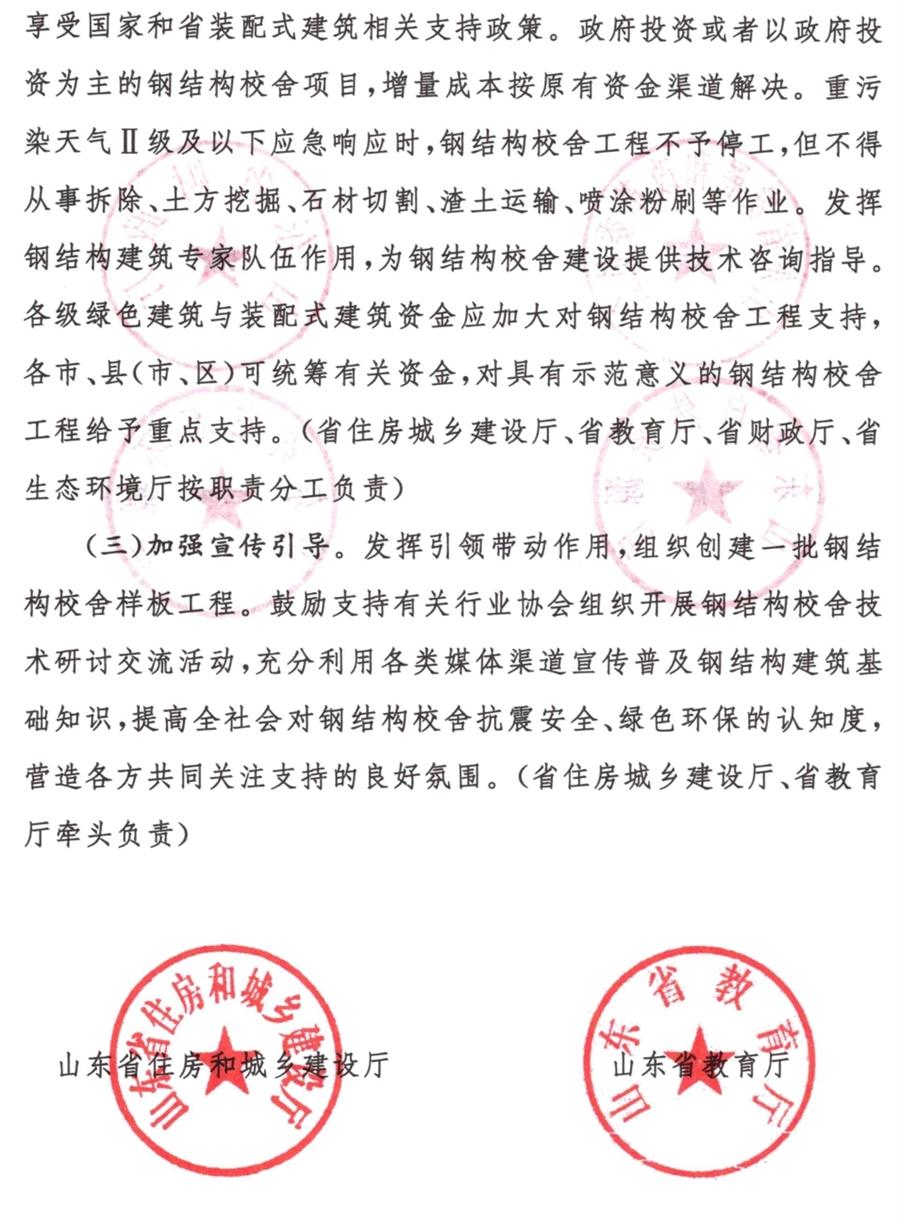 鋼結(jié)構(gòu)校舍建設 政策扶持知多少！(圖5)